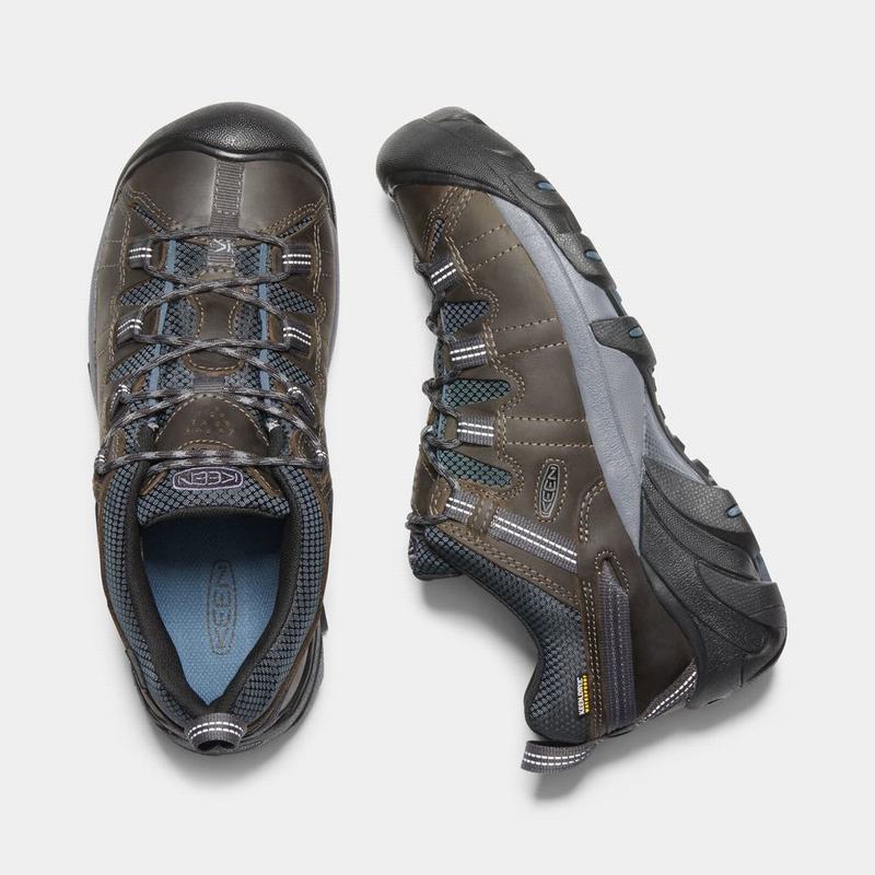 Keen Targhee II Waterproof - Erkek Trekking Ayakkabısı - Kahverengi/Lacivert - Türkiye (632509QUZ)